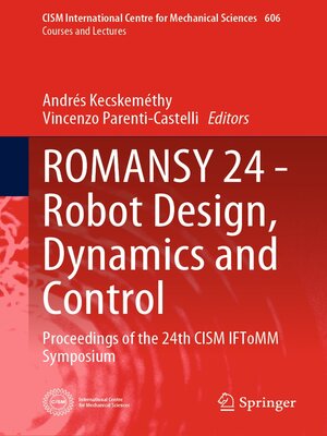 cover image of ROMANSY 24--Robot Design, Dynamics and Control